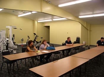 Fire Drill in New Training Room